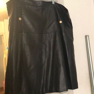 PU Learher skirt